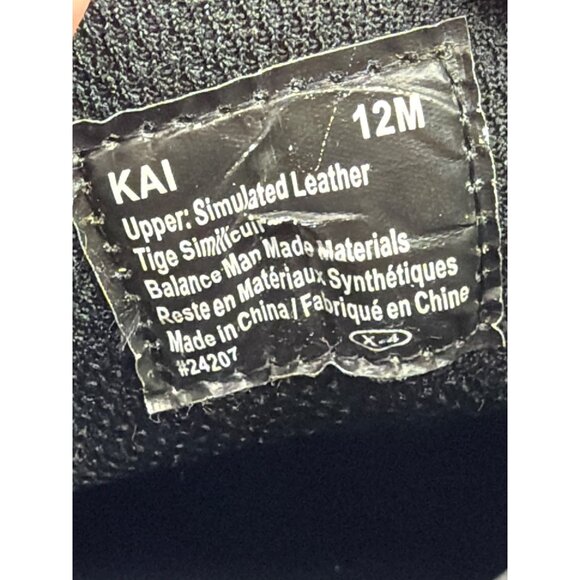 Deer Stags Mens 12M Kai Black Casual Ankle Boots Memory Foam Sim Leather - Picture 3 of 7